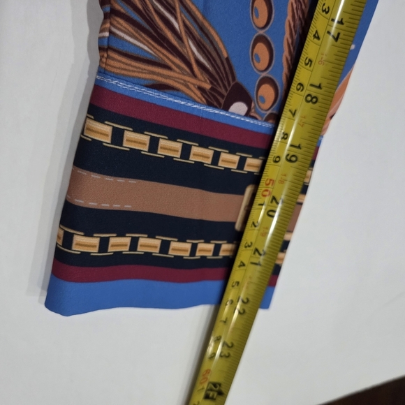 Her ..Bottari Blue Button-Up Shirt Dress Sz.L - Picture 10 of 14